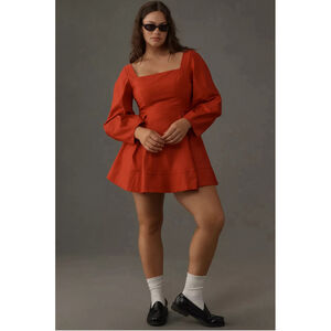 crocheted mini dress Women's Crochet Tank Mini Dress Natural, XS at Rylee + Cru